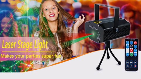 Party Lights,Disco DJ Lights Strobe Light Rave Stage Light Projector