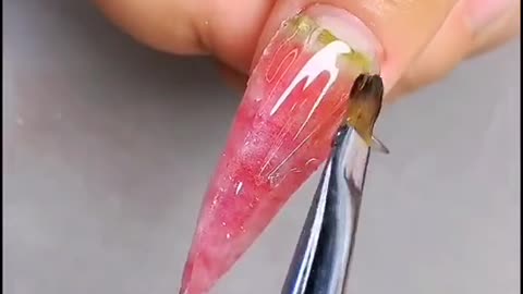 Manicure with fruit