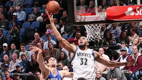 Karl-Anthony Towns Takes Joel Embiid To School With Pump Fake & Dunk