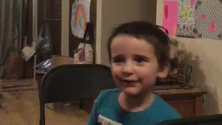 Three year old Patriot sings God Bless the USA