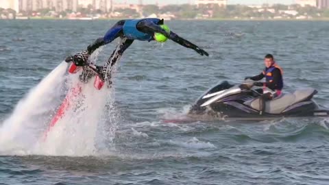 WATCH NOW AND ENJOY FLYBOARDING JUMPING