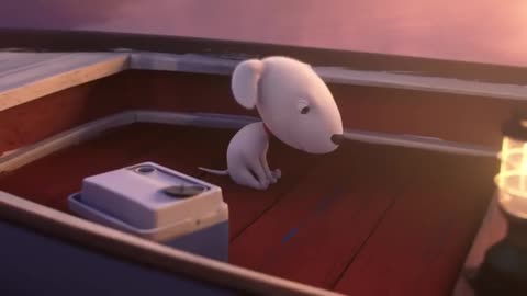 The puppy and the heron, animated short