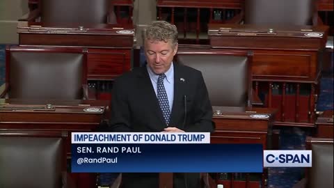 Rand Paul BLASTS Dems For Politically Divisive Impeachment