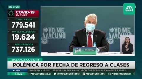 Ministro Paris dice que los niños no transmiten el virus