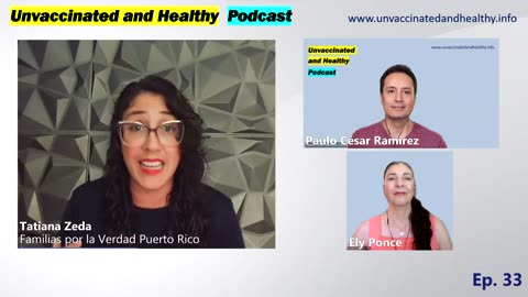 Podcast No Vacunados y Sanos – Episodio 0033 – Tatiana Zeda (Puerto Rico)