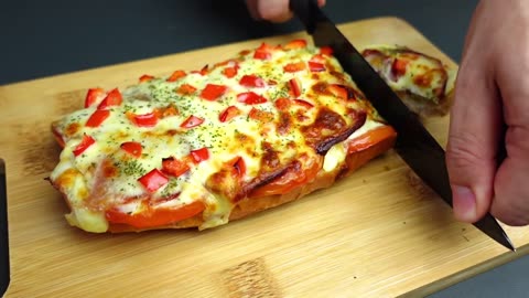 Only 1 piece of bread! Tastier than pizza! Incredibly tasty and easy