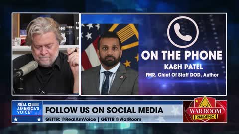 Kash Patel Joins the War Room to Discuss MSNBC’s Hit-Piece