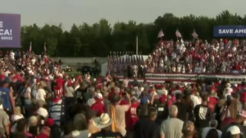 Donald Trump live rally, Wellington, Ohio