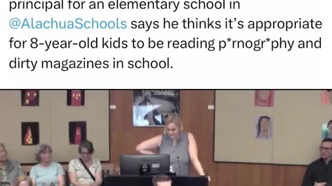 Asst. Principal says he’s fine with YOUR kids reading pornography at age 8.