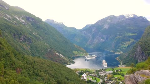 River & Mountains