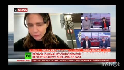 French journalist states that the Ukrainian Government is bombing its own citizens