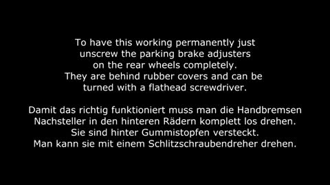 Jeep WJ parking brake lever failure _ Handbremshebel Fehler (360p)