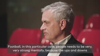 Roma manager Jose Mourinho discusses the importance of self belief in football