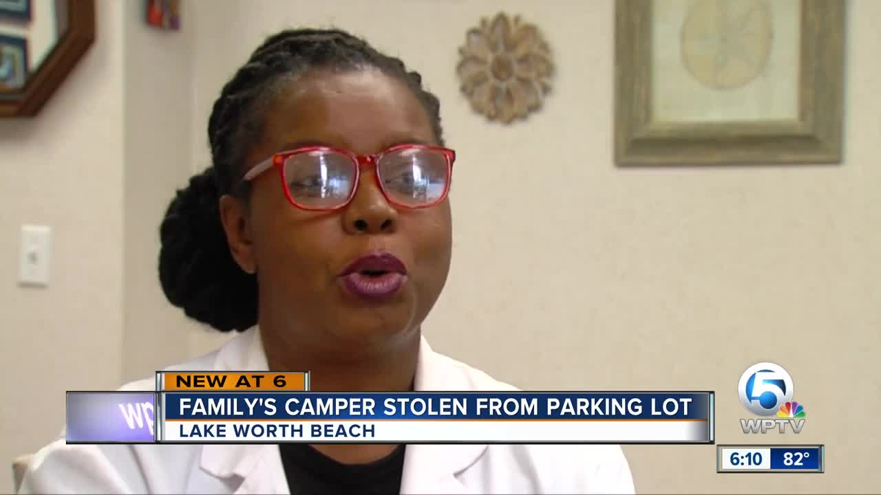 Family's camper stolen from parking lot