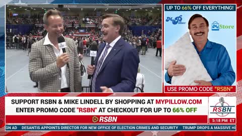 Mike Lindell Interview at Save America Rally in Anchorage, AK