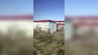 Moment Strong Winds Rip Off Huge University Roof 02