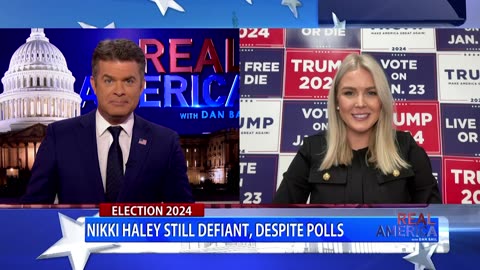 REAL AMERICA -- Dan Ball W/ Karoline Leavitt, DeSantis Drops Out, Endorses Trump, 1/22/24
