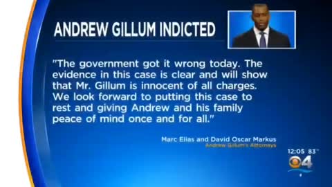 💥DeSantis' 2018 Opponent Gillum Indicted on 21 Counts of Campaign Fraud