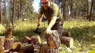 Laying Wood Spliting Wood Woodwork in the Afternoon Delight