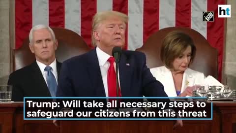 Pelosi tears up briefing as Trump warns of Corona