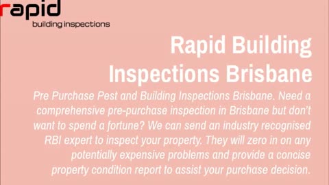 building and pest inspection brisbane