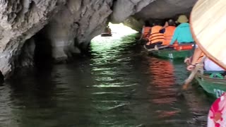 Tunnel Boat Ride in Vietnam 10/2019