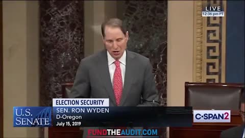 FLASHBACK: Dem Senator Wyden Says "Forensic Analysis" Needed TO Determine Election Results