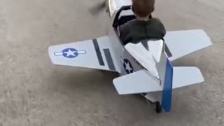 P-51 pedal plane