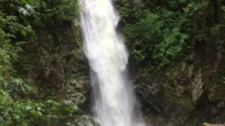 beautiful water fall Relaxing Nature Sounds of a Soothing Waterfall