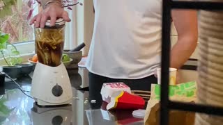 Making a Blended McDonald's Shake