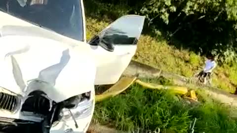 Video: grave accidente en la vía al aeropuerto la mañana de este miércoles