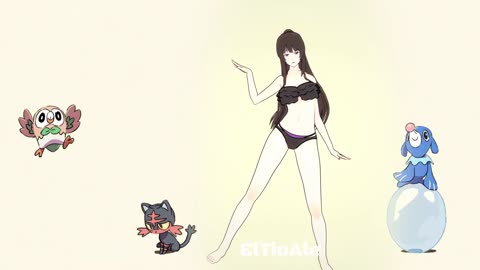 Soketto Bikini Konosuba Pokémon dancing POKÉDANCE #mmd #Soketto #Konosuba