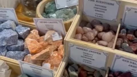Stones & Minerals at It's About Rocks in Hot Springs, Arkansas