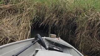 Fishing Spot Through A Tunnel