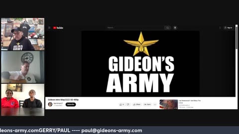 GIDEONS ARMY MONDAY 2/19/24 @ 930 AM EST WITH JIMBO , RESTIE AND HELEN