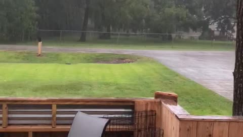 Incredibly Close Lightning Strike