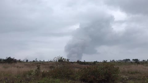 Steam Billows from Kīlauea Volcano