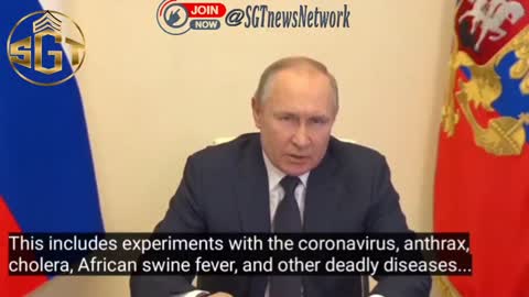 🔴Putin: El coronavirus era parte del programa de armas biológicas en Ucrania