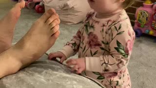 Daughter Tells Dad His Feet Stink