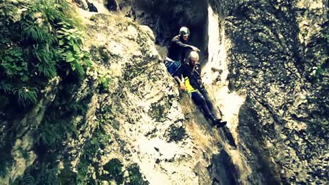 Amazing canyoning Rocket in Bovec Slovenia