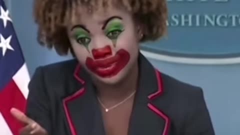 White House spokesperson ASS CLOWN