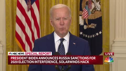 Biden Signs Executive order Addressing Harm Full action Russia has taken Against US