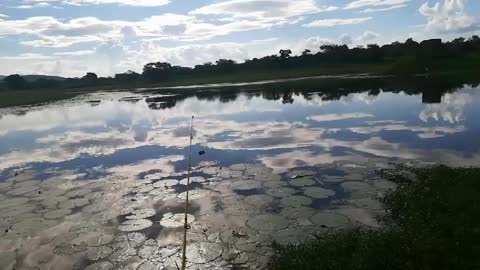 The poor man's dam at 5:30 pm