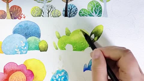 Exquisite teaching from a beautiful teacher, come here if you want to learn plant watercolor