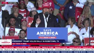 President Donald Trump Rally in Robstown, Texas- October 22, 2022