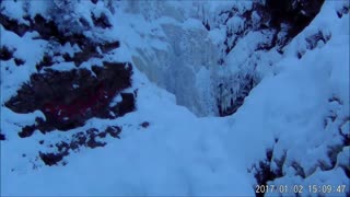 Frozen Falls near Hixon, BC