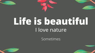 Nature's beautiful