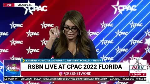 Kimberly Guilfoyle Full Speech at CPAC 2022 in Orlando