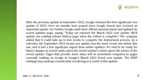 What Is Google Broad Core Update 2023?