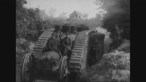 World War I Tanks In Action